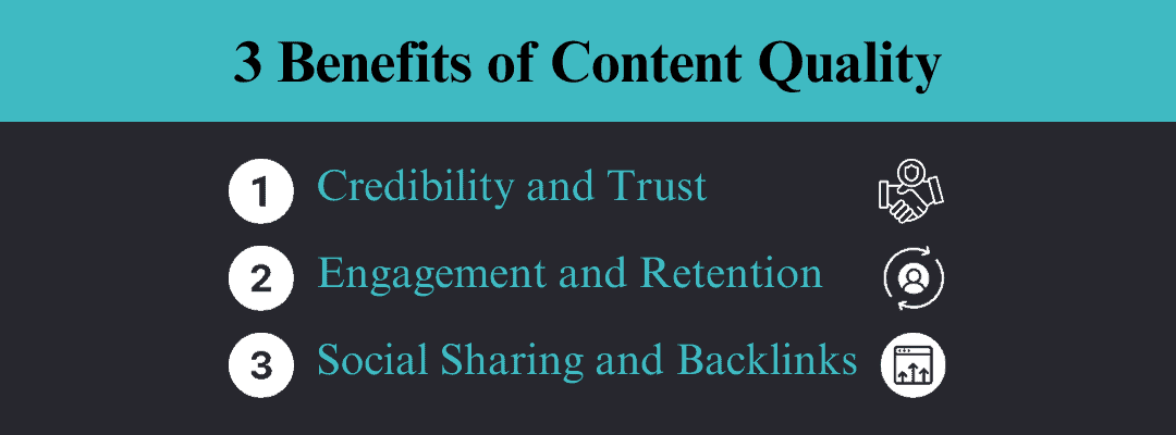 benefits of content quality