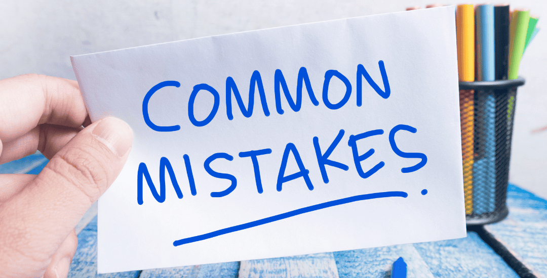 common mistakes common mistakes